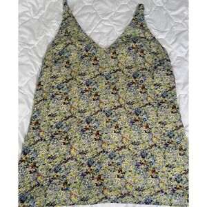 Cabi Scatter Print Cami Women's Large Floral Sleeveless Pullover Top Style 275